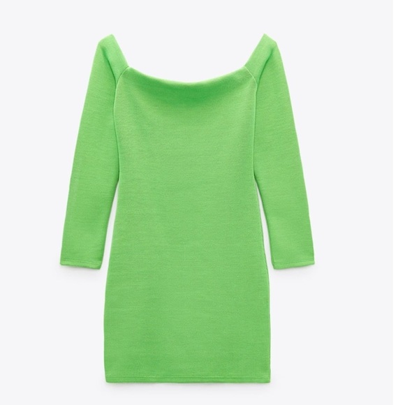 ZARA off the shoulder dress size medium - Picture 3 of 4